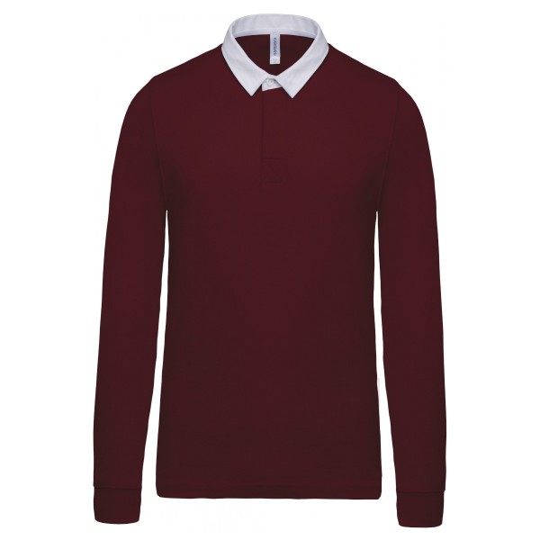 Men's Long Sleeve Polo Shirt Rugby