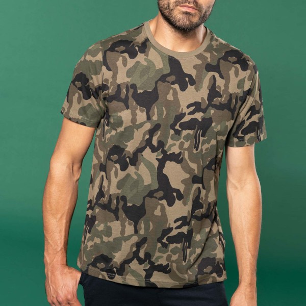 Men's Short Sleeve Camouflage T-Shirt