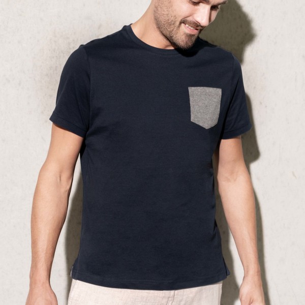 Men's Organic Cotton T-shirt with Pocket