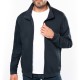 Men's Jacket with Zipper and Carded Interior