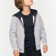 Kid's Zip Up Sweatshirt with Contrasting Hood