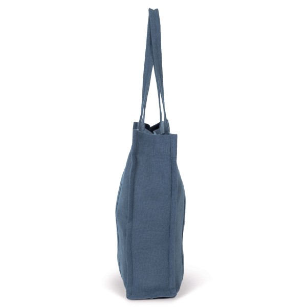 Handmade Bag Made with Recycled Materials - Blue